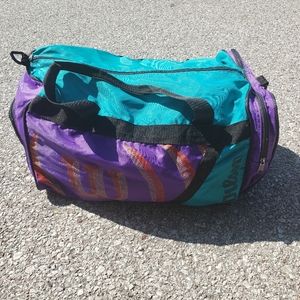 Vtg wilson color block duffel
